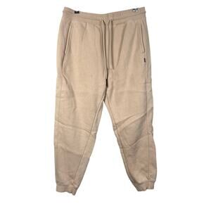 CSG Pants Men’s Tan Drawstring Joggers Size XL